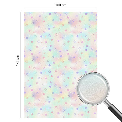 Klebefolie Fenster Sichtschutz Regenbogenmuster