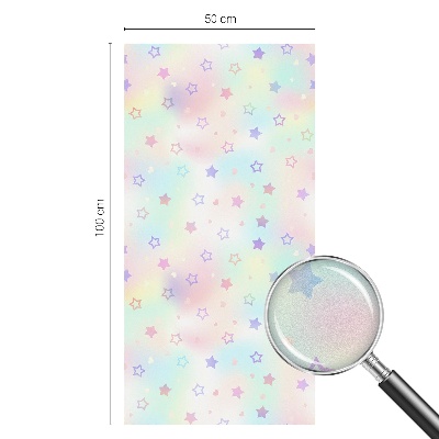 Klebefolie Fenster Sichtschutz Regenbogenmuster