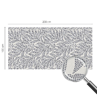 Fensterfolie Sichtschutz Blatt fällt