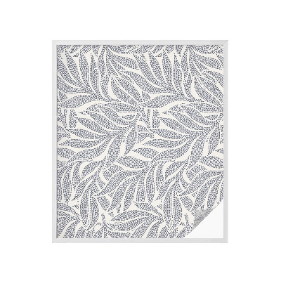 Fensterfolie Sichtschutz Blatt fällt