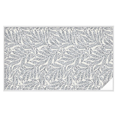 Fensterfolie Sichtschutz Blatt fällt