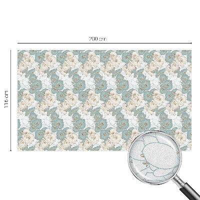 Klebefolie Fenster Sichtschutz Zarte Blüten