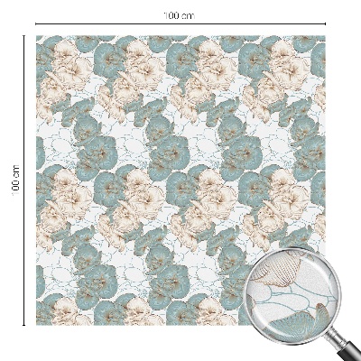 Klebefolie Fenster Sichtschutz Zarte Blüten