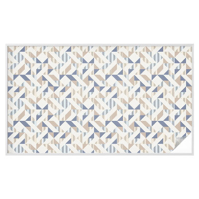 Sichtschutz Klebefolie Buntglasoptik Geometrische Muster