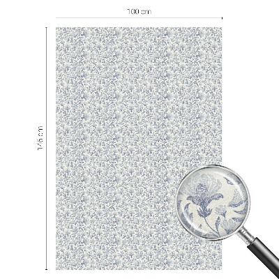 Fensterfolie Sichtschutz Blumenmuster