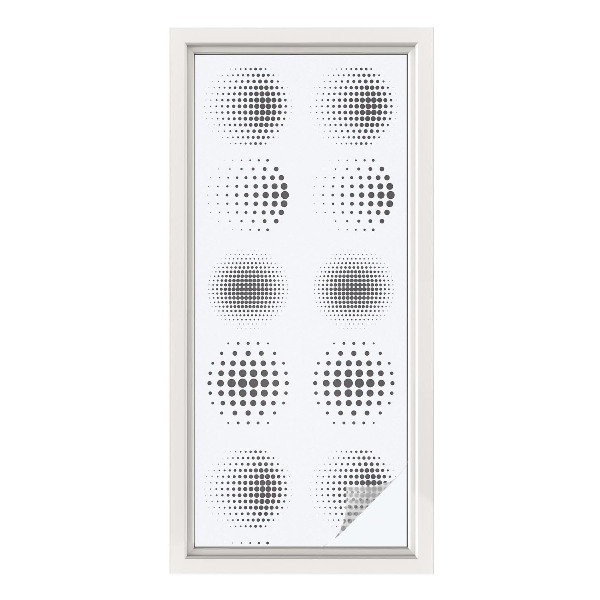 Klebefolie Fenster Sichtschutz Gepunktete Kreise