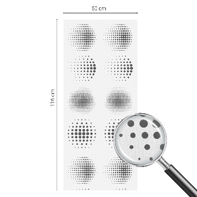 Klebefolie Fenster Sichtschutz Gepunktete Kreise