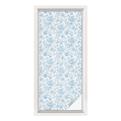 Fensterfolie Sichtschutz Blumenmuster