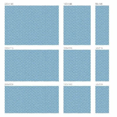 Klebefolie Fenster Sichtschutz Blaue Wellen