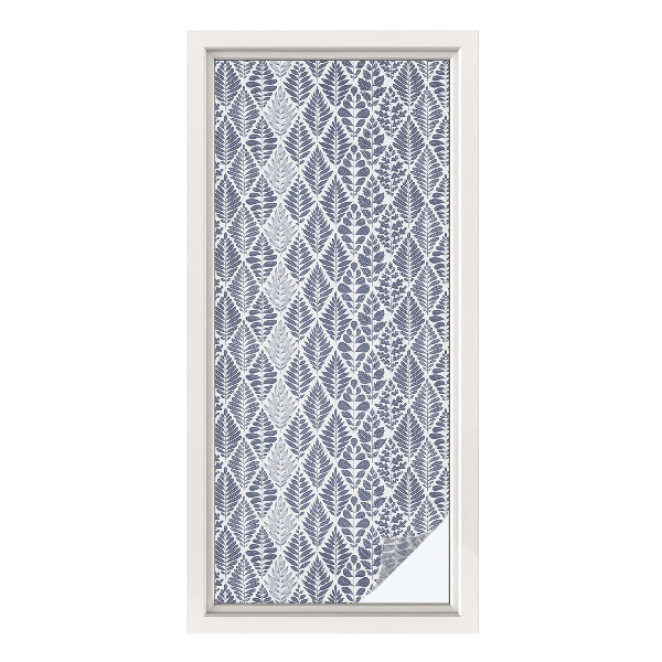 Fensterfolie Sichtschutz Gemusterte Blätter