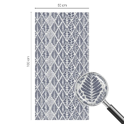 Fensterfolie Sichtschutz Gemusterte Blätter