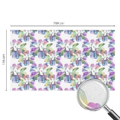 Sichtschutzfolie Fenster Buntglasoptik Farbenfrohe Abstraktion