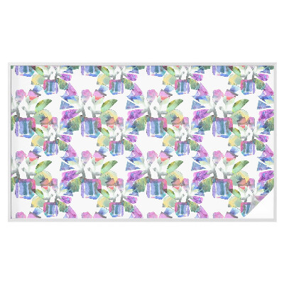 Sichtschutzfolie Fenster Buntglasoptik Farbenfrohe Abstraktion