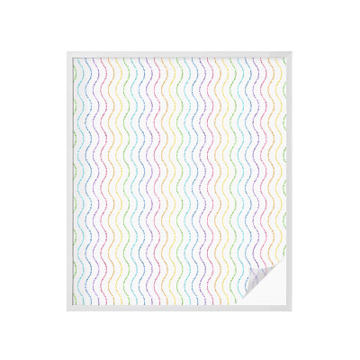 Folie für Fenster blickdicht Regenbogenlinien