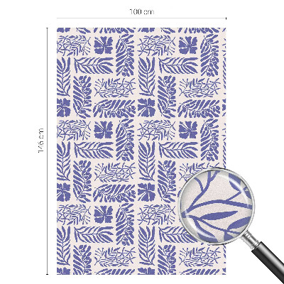 Fensterfolie Sichtschutz Pflanzenmuster