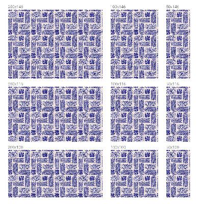 Fensterfolie Sichtschutz Pflanzenmuster