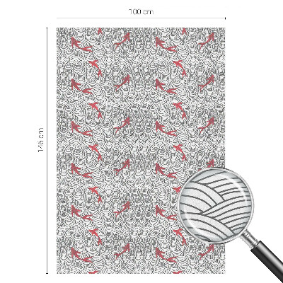 Folie für Fenster blickdicht Wellenmuster