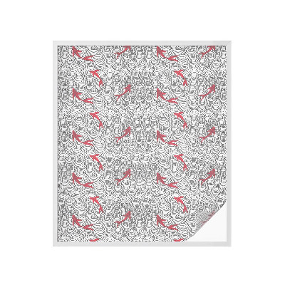 Folie für Fenster blickdicht Wellenmuster