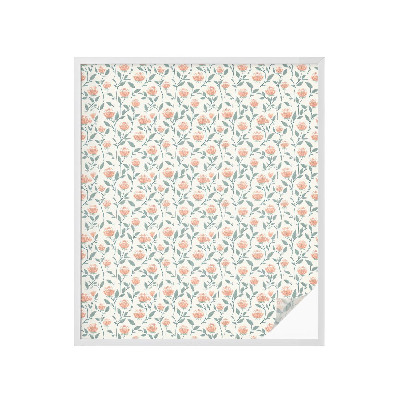 Sichtschutzfolie Fenster Buntglasoptik Blumenmuster