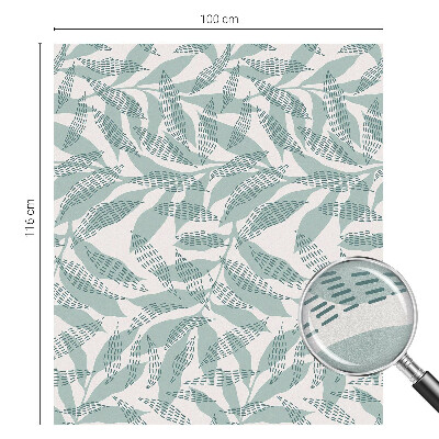 Klebefolie Fenster Sichtschutz Grüne Blätter