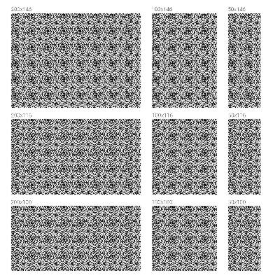 Fensterfolie Sichtschutz Geometrische Blätter