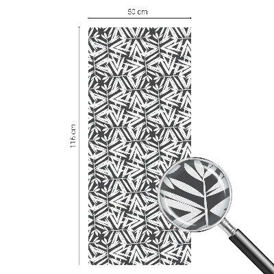 Fensterfolie Sichtschutz Geometrische Blätter