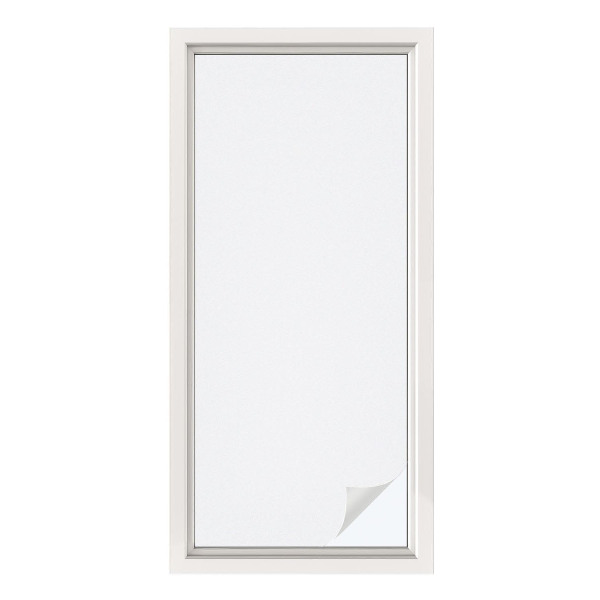 Sichtschutz Klebefolie Buntglasoptik Zartes Weiß