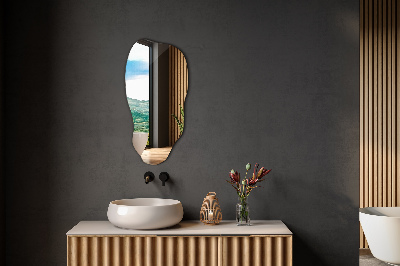 Spiegel unförmig moderner Stil
