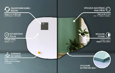 Unförmige spiegel stylisches Accessoire