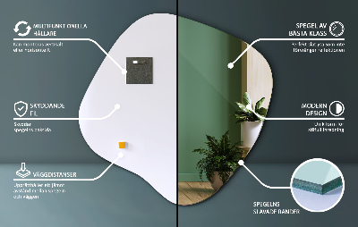 Klecksform Spiegel subtiler