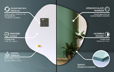 Klecksform Spiegel subtiler