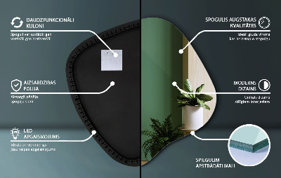 LED spiegel organisch moderner Akzent