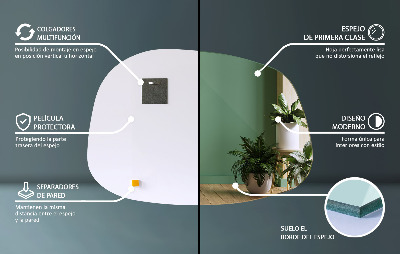 Klecksform Spiegel subtil