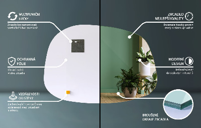 Klecksform Spiegel subtil