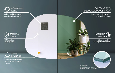 Klecksform Spiegel subtil