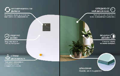 Klecksform Spiegel subtil