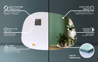 Klecksform Spiegel subtil