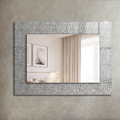 Bedruckte spiegel 3d-Muster