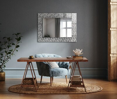 Bedruckte spiegel 3d-Muster