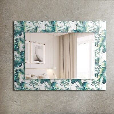 Bedruckter spiegel Grüne tropische Blätter