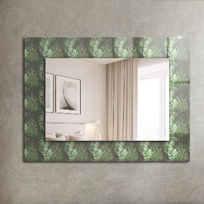 Dekorative spiegel Tropische Blätter