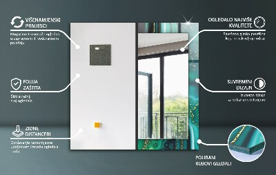 Dekorativer spiegel Marmor geädert abstrakt