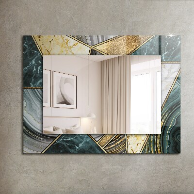 Spiegel mit aufdruck Abstrakte geometrische Muster
