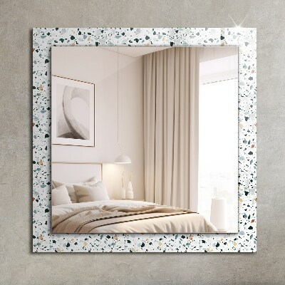 Dekorativer spiegel Terrazzo-Mosaik-Muster