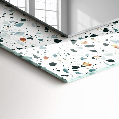Dekorativer spiegel Terrazzo-Mosaik-Muster