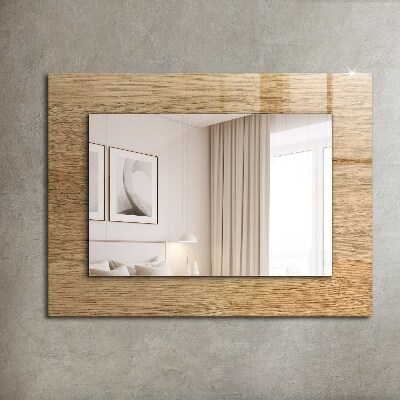 Bedruckter spiegel Holz mit Textur
