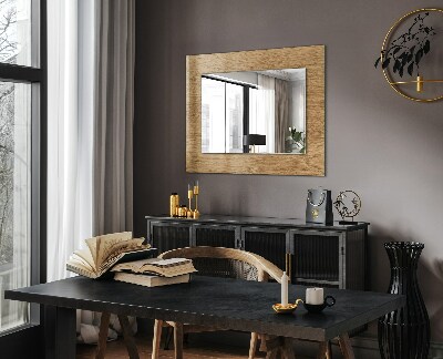 Bedruckter spiegel Holz mit Textur