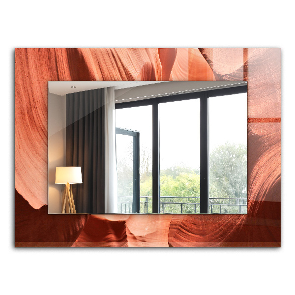 Dekorativer spiegel Wüsten-Canyon-Felsen