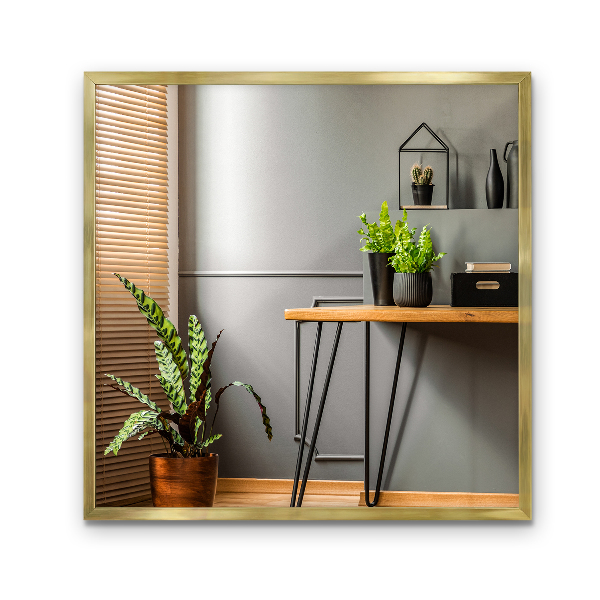Spiegel mit Rahmen in Gold dekoratives Element