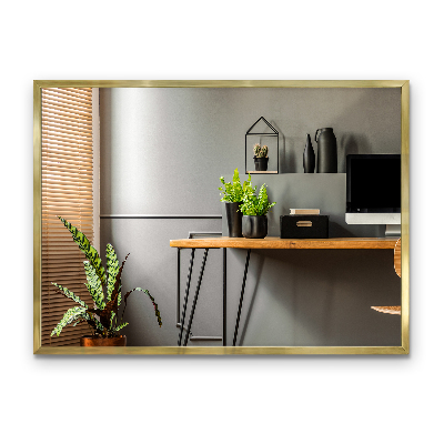 Spiegel mit Rahmen in Gold dekoratives Element